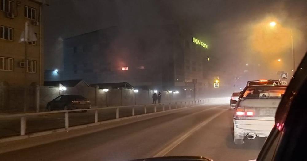 Пожар охватил боксерскую школу под Москвой