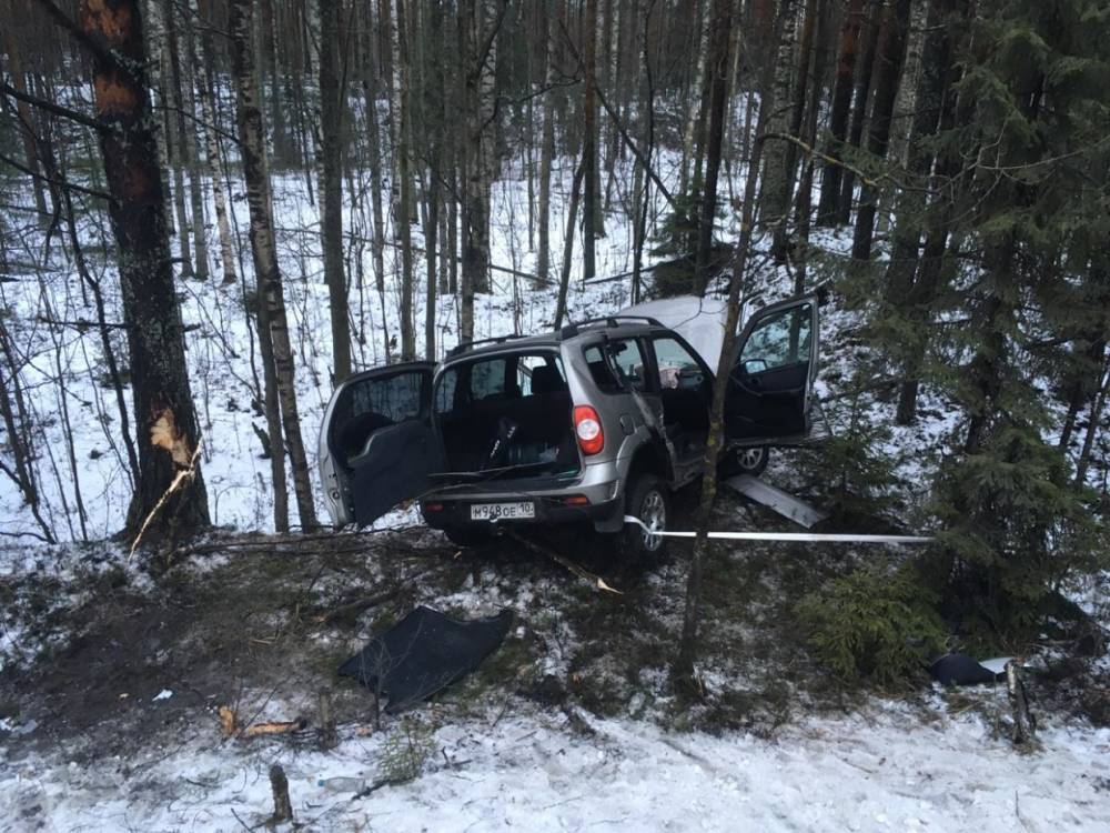 Пассажир внедорожника пострадал в ДТП под Петрозаводском