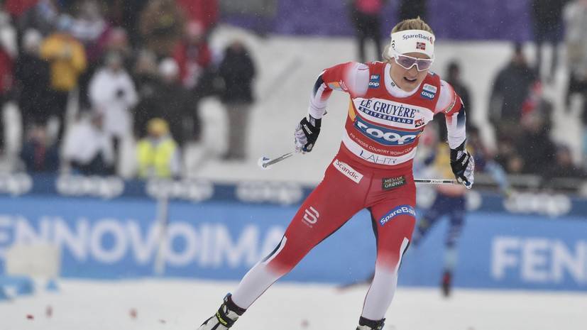 Йохауг выиграла общий зачет Кубка мира по лыжным гонкам