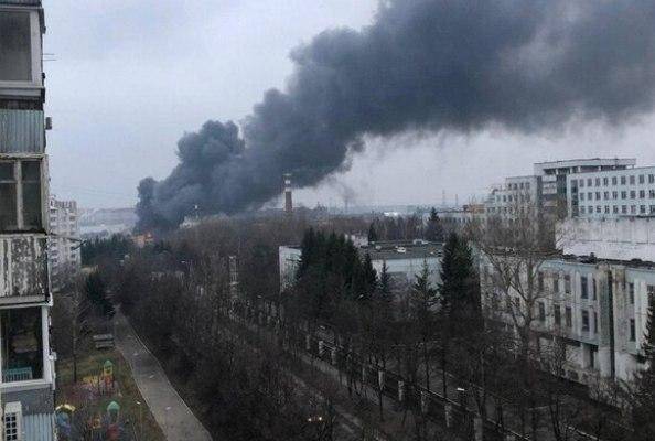 В Новой Москве произошёл крупный пожар на складах