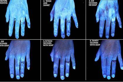 Боящимся заразиться коронавирусом наглядно показали пользу мытья рук