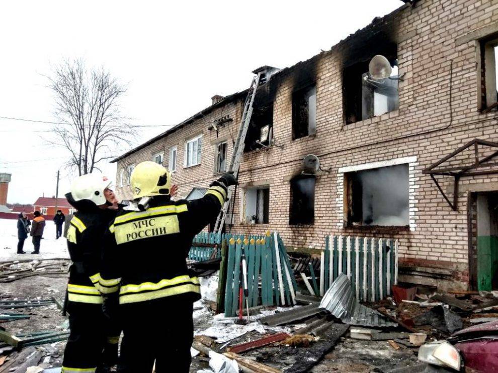 В Удмуртии произошел крупный пожар в жилом доме