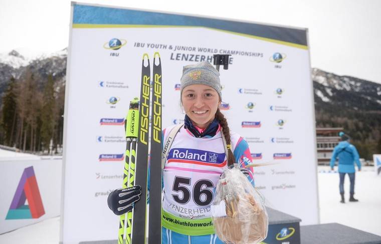 Юниорка Шевченко выступит на Кубке мира по биатлону в Осло