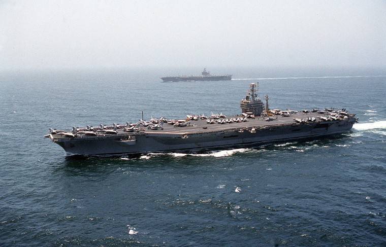 Авианосная ударная группа ВМС США достигла Восточного Средиземноморья