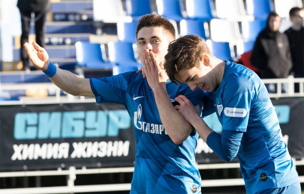 Футбольный «Зенит» разгромил «Уфу» в молодежном первенстве России