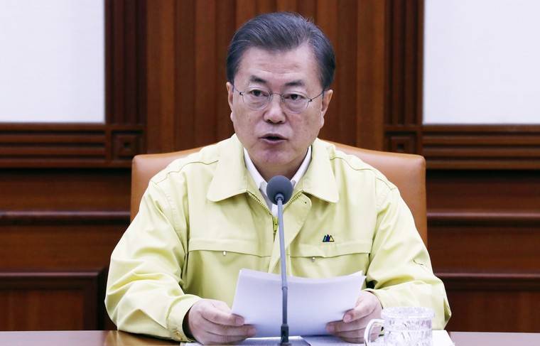 Глава Южной Кореи заявил об уменьшении числа заражённых коронавирусом