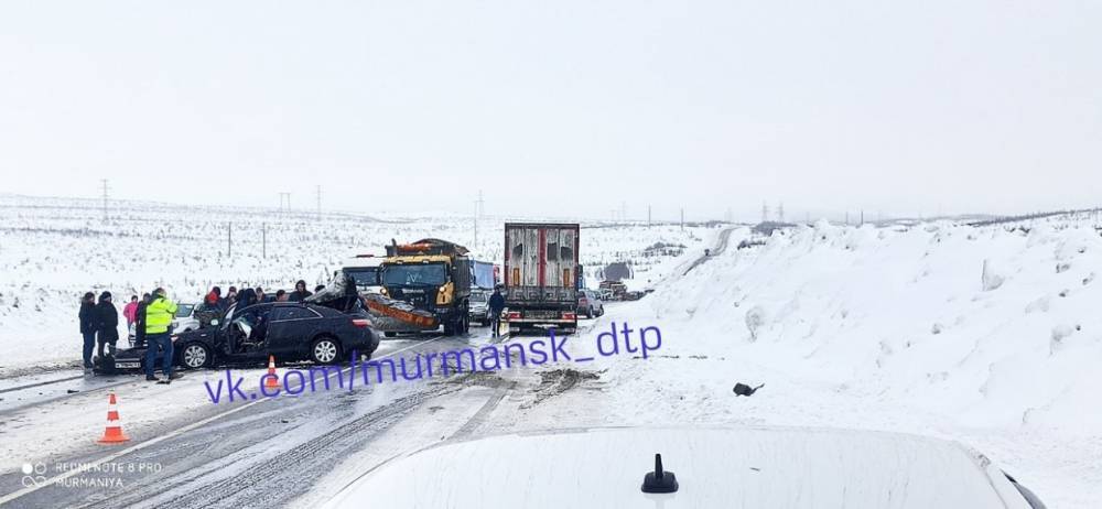 Под Мончегорском произошло серьезное ДТП