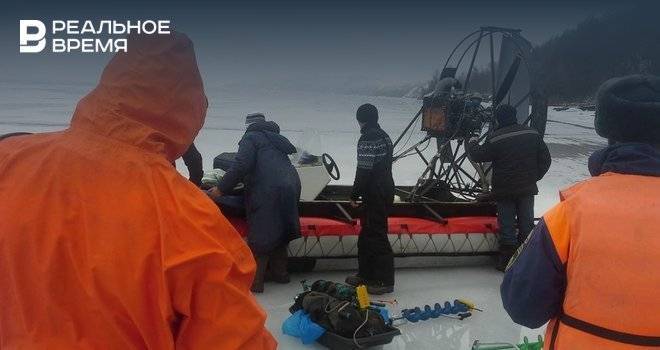 В Татарстане трое рыбаков провалились под лед на Волге