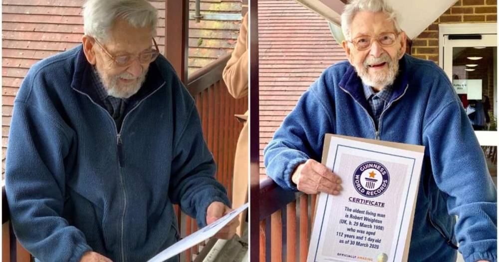 112-летний британец стал старейшим мужчиной на Земле