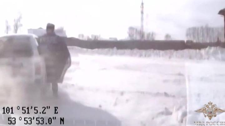 В Иркутской области своей скоростью прославился старший лейтенант полиции