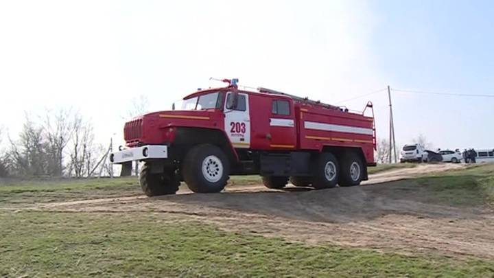 Сотрудники МЧС Волгоградской области провели учения в преддверии пожароопасного периода