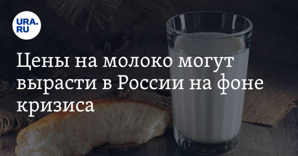 Цены на молоко могут вырасти в России на фоне кризиса