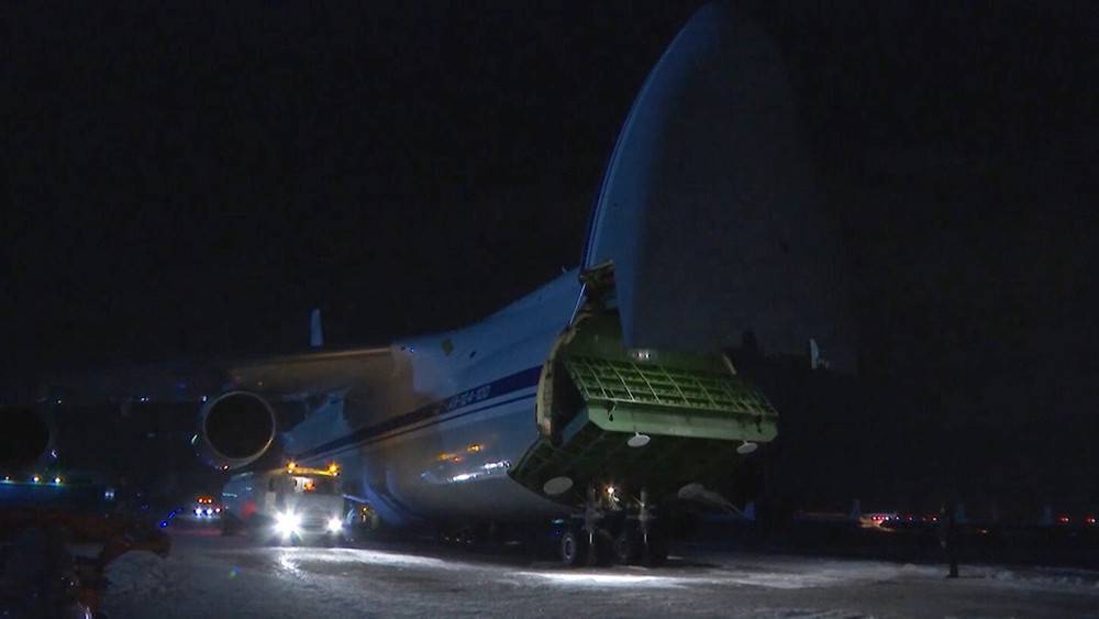 Появилось видео вылета в США российского самолета с медпомощью