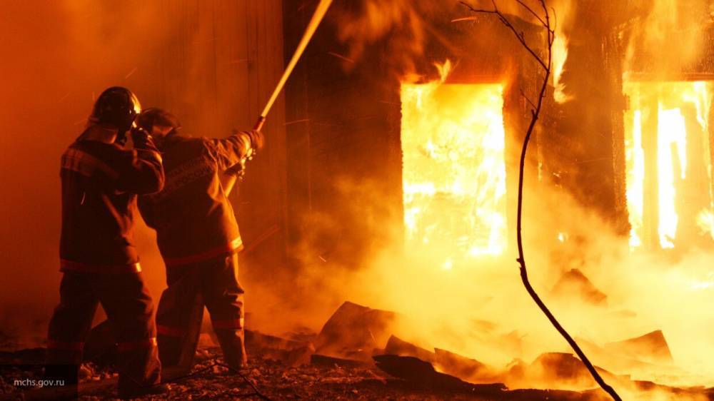 Три человека погибли при пожаре в Тульской области