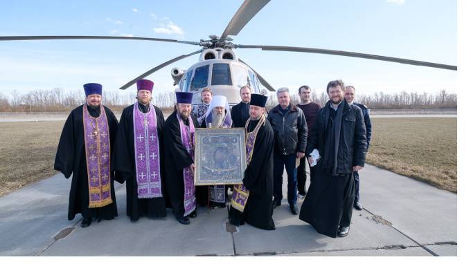Спикер Макаров уверен, что полёт петербургского митрополита с иконой поможет в борьбе с коронавирусом