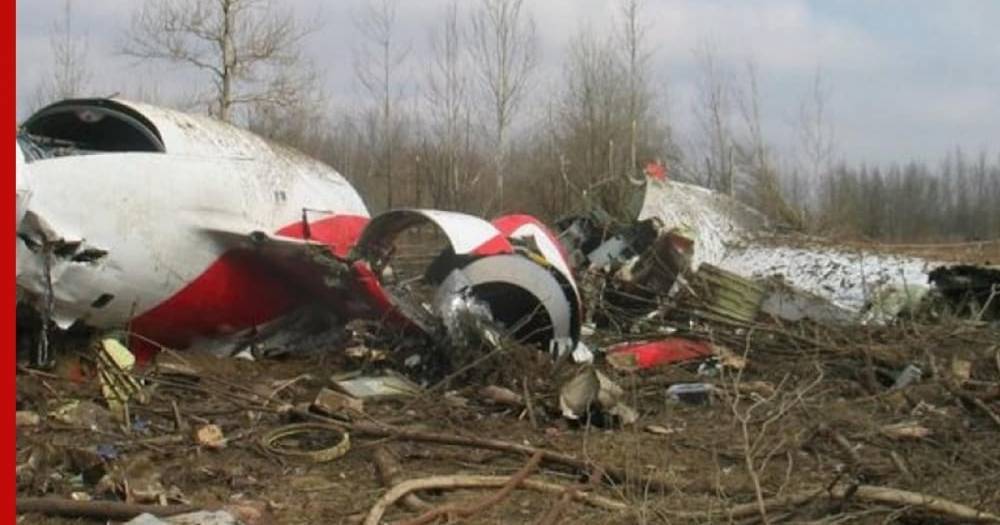 В СК назвали причину крушения самолета президента Польши Качиньского