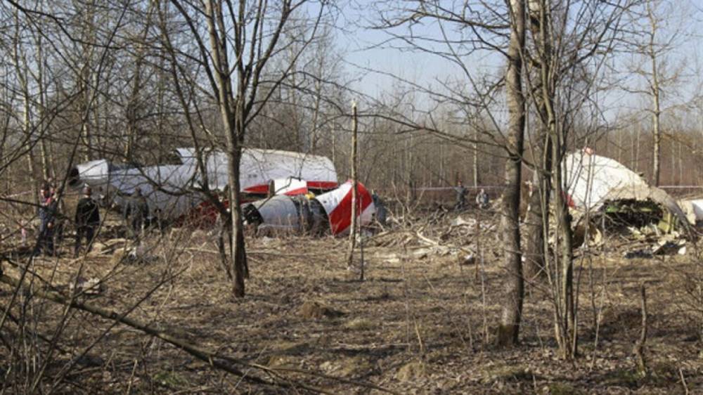 В СК РФ рассказали о расследовании крушения самолета Качиньского