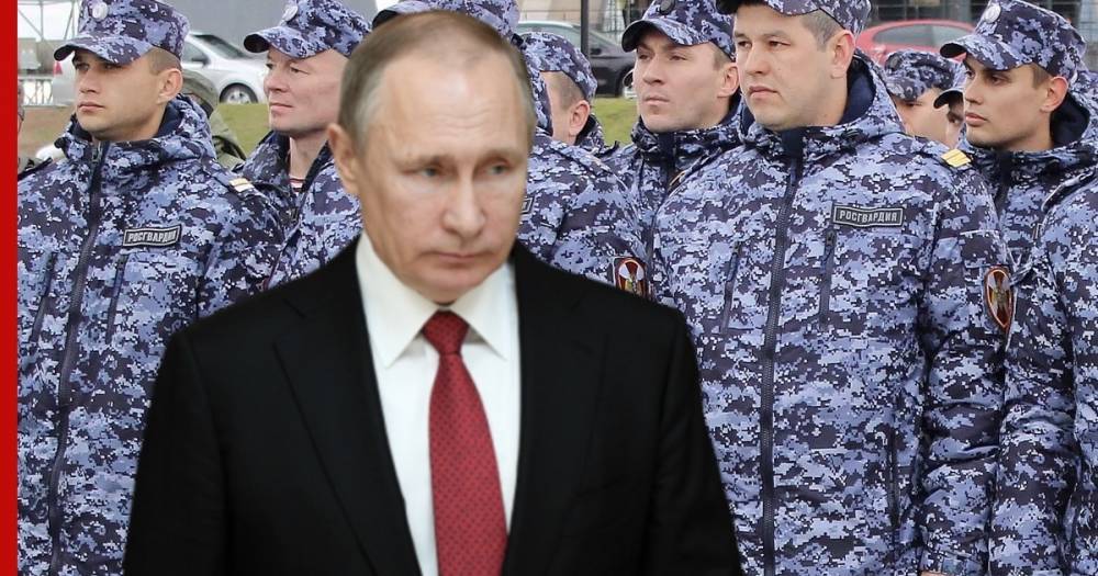 Путин поручил Росгвардии и МВД следить за соблюдением россиянами карантина