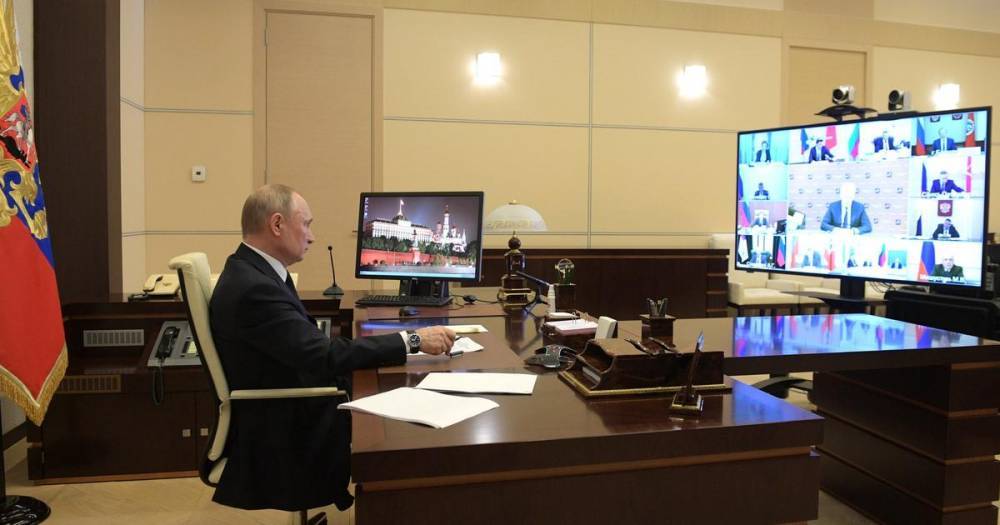 Путин на следующей неделе проведет мероприятия в виде видеоконференций