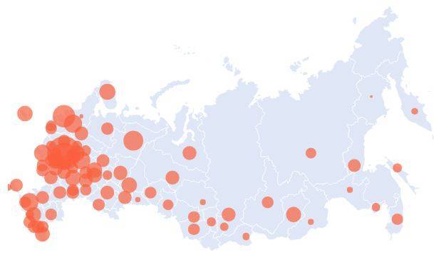 Количество больных коронавирусом в России на 10 апреля