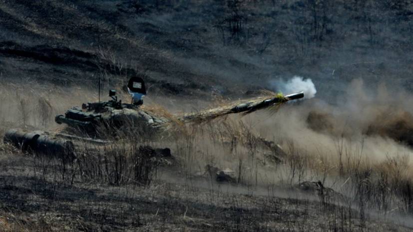 На Сахалине прошли учения танкистов и мотострелков ВВО
