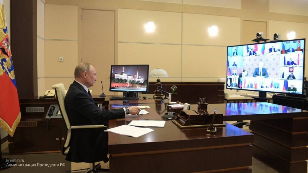 Путин по видеосвязи проведет совещание по эпидемиологической ситуации в России