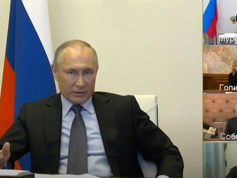 «Результат разгильдяйства»: Путин возмутился ростом числа заболевших в некоторых регионах