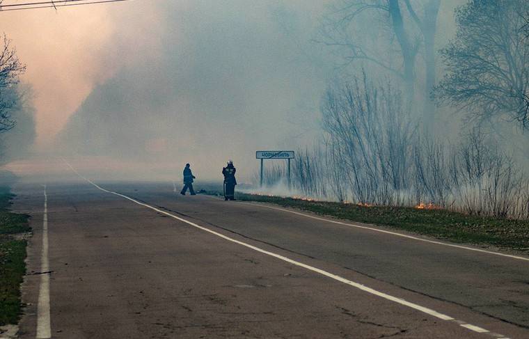 Полиция Украины задержала предполагаемого виновника пожара рядом с ЧАЭС