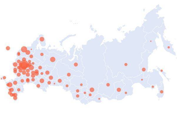 Количество больных коронавирусом в России на 14 апреля