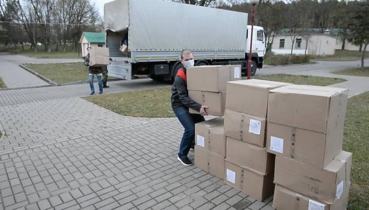 В Белоруссию доставили новую партию помощи для борьбы с коронавирусом
