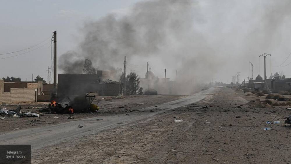 Взрыв произошел в городе Аль-Бусейра севернее Меядина провинции Дейр-эз-Зор