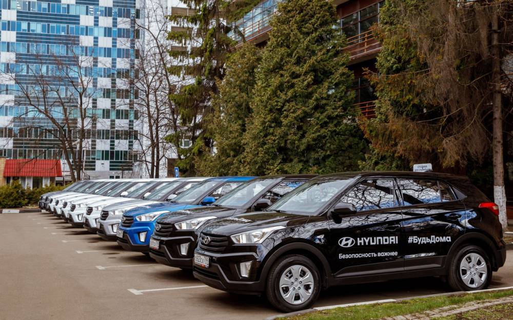 10 000 и еще 100 Hyundai — компания помогает медикам и волонтерам