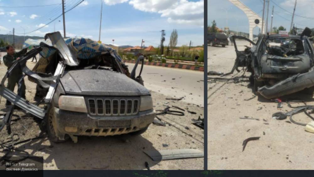 Бомба взорвалась внутри внедорожника на границе Сирии и Ливии