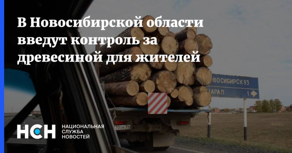 В Новосибирской области введут контроль за древесиной для жителей