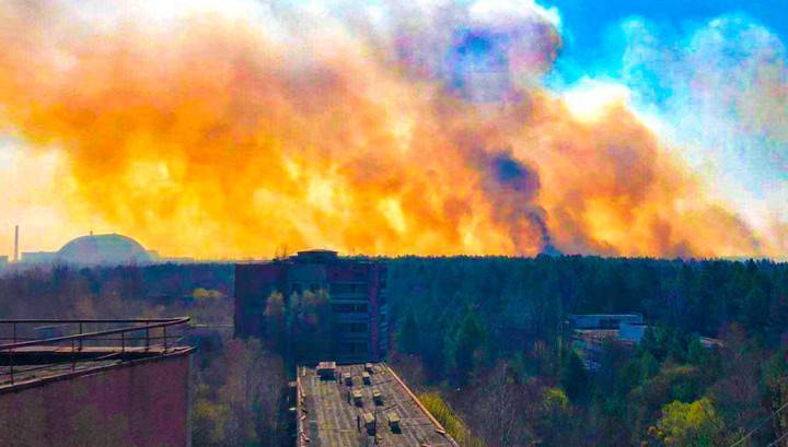 "Очень помог дождь": пожар в зоне отчуждения Чернобыльской АЭС потушен