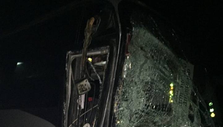 Во Владимирской области автобус с пассажирами врезался в трактор