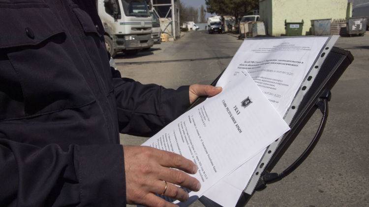 В Крыму будут штрафовать приезжих за нарушение самоизоляции