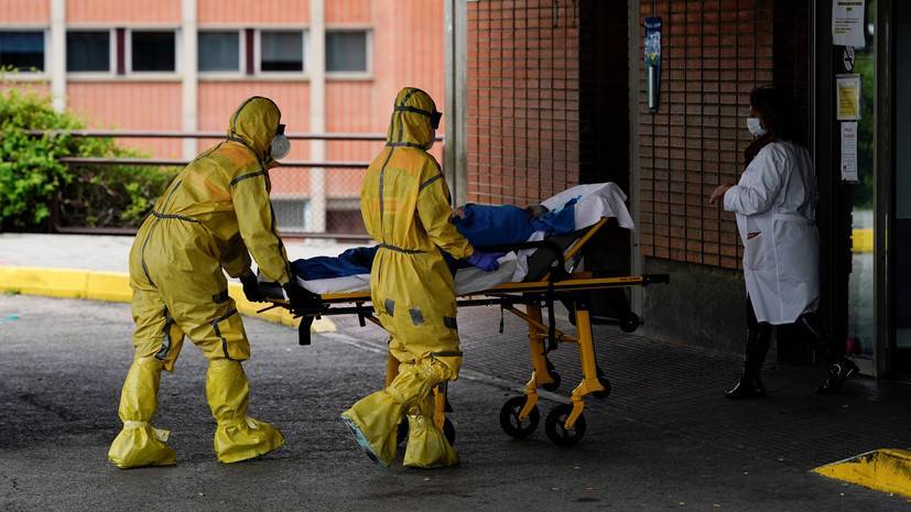 В Испании за сутки умерли более 550 человек с коронавирусом