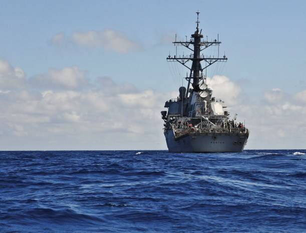 Удары по условному противнику отработали «рядом» с эсминцем ВМС США