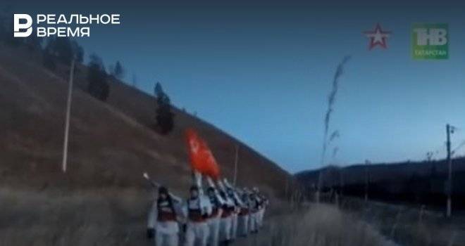 Казанское танковое училище посетили военные-«ходоки» — видео