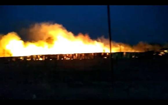 В МЧС рассказали подробности большого пожара на заводе пиротехники в Челябинске