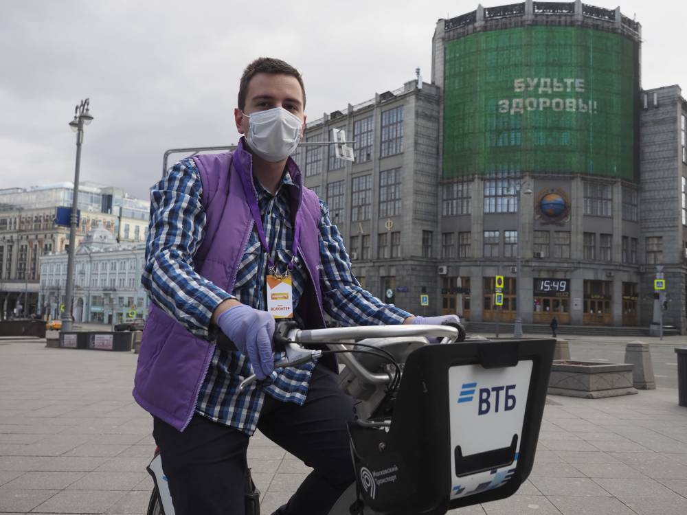 Курьеры и волонтеры Москвы воспользовались велопрокатом более 16 тысяч раз