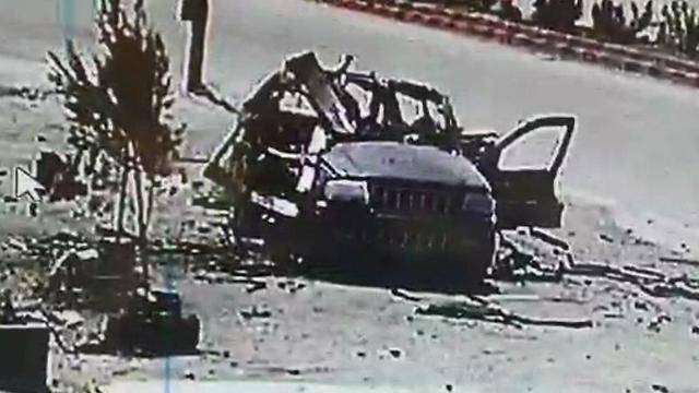 Видео: после взрыва автомобиля Хизбаллы - инцидент на израильской границе