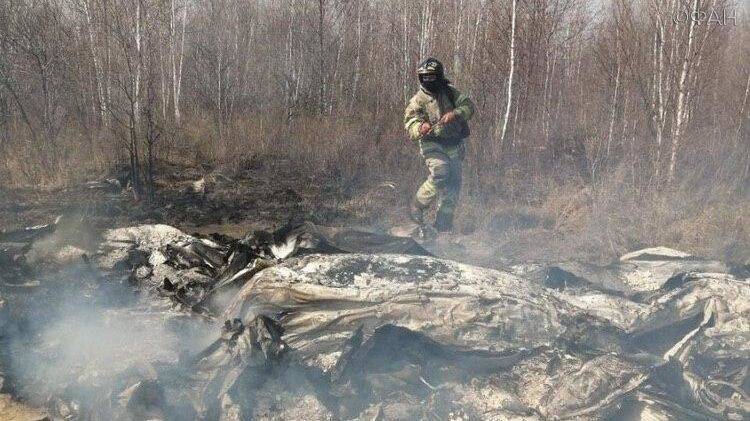 ФАН публикует фото с места крушения самолета в Хабаровском крае