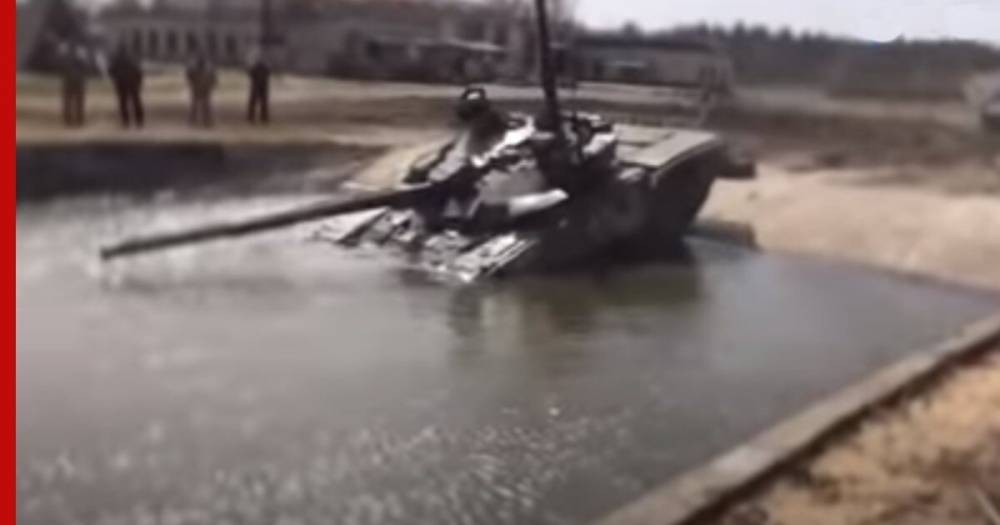 Украина показала на видео испытания «подводного» Т-72