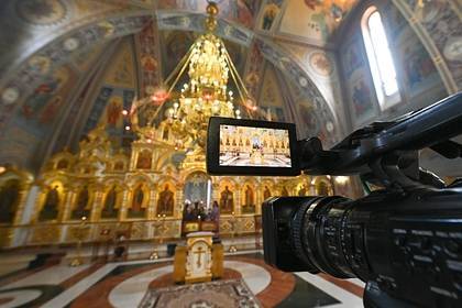 В российской церкви напали на журналистов во время литургии