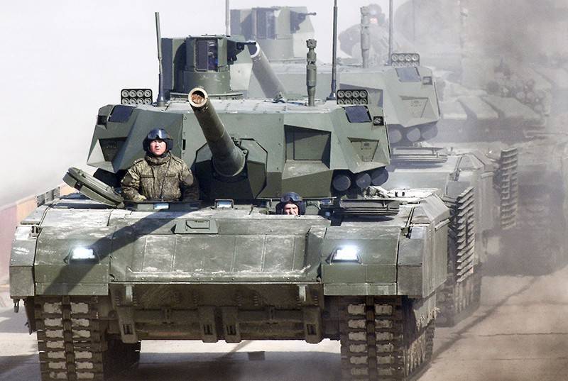 Российский танк "Армата" испытали в боевых условиях