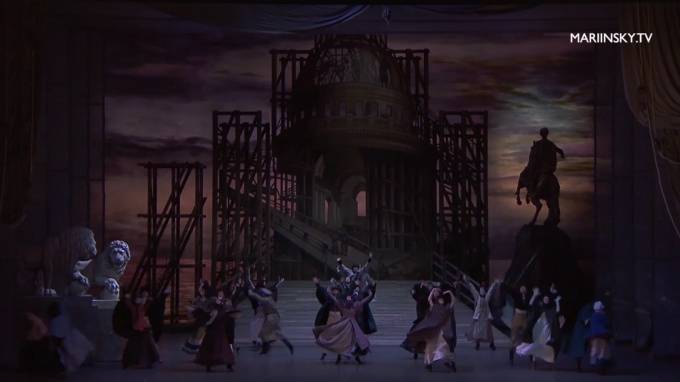 Мариинский театр показал онлайн-трансляцию балета "Медный всадник"