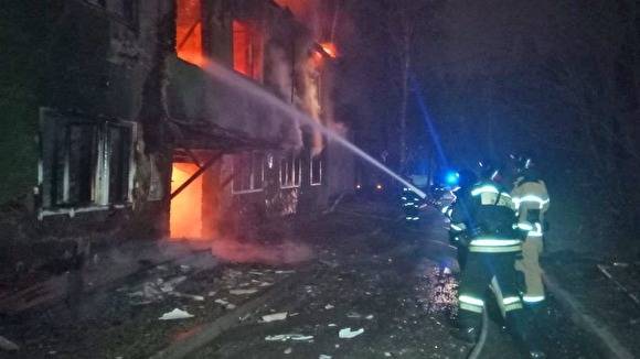 В Екатеринбурге сгорел очередной двухэтажный барак