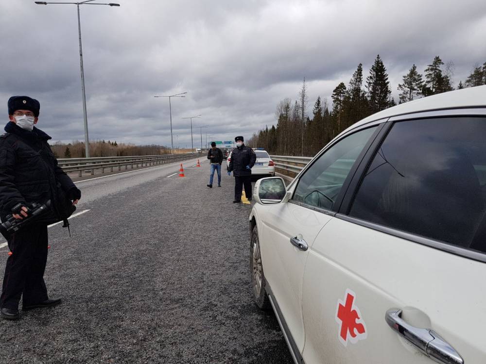 В Новгородской области полиция задержала членов профсоюза «Альянс врачей», которые везли средства защиты для медиков